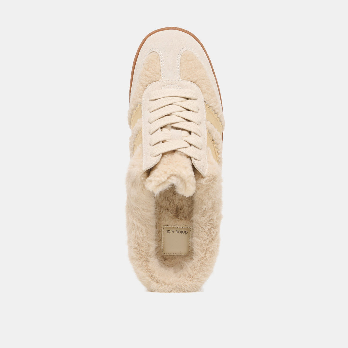 Dolce Vita SHOES | Merit Slide Plush Natural Multi Plush Sneakers