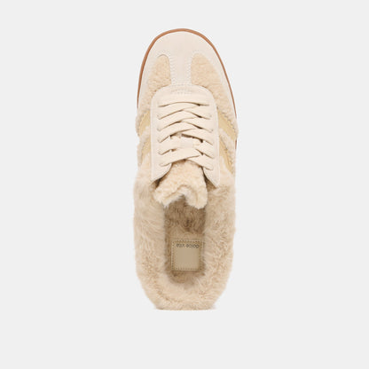 Dolce Vita SHOES | Merit Slide Plush Natural Multi Plush Sneakers