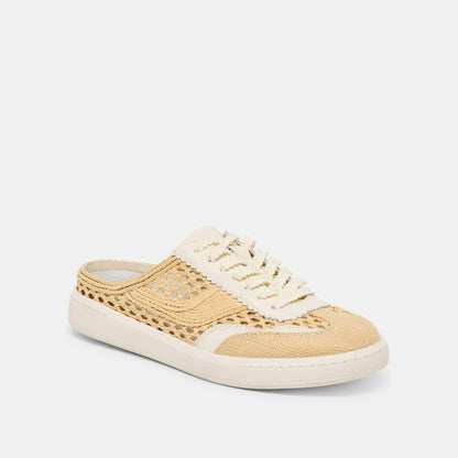 Dolce Vita SHOES | NOTICE SLIDE WOVEN SNEAKERS LT NATURAL WOVEN RAFFIA
 – Dolce Vita