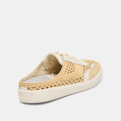 Dolce Vita SHOES | NOTICE SLIDE WOVEN SNEAKERS LT NATURAL WOVEN RAFFIA
 – Dolce Vita