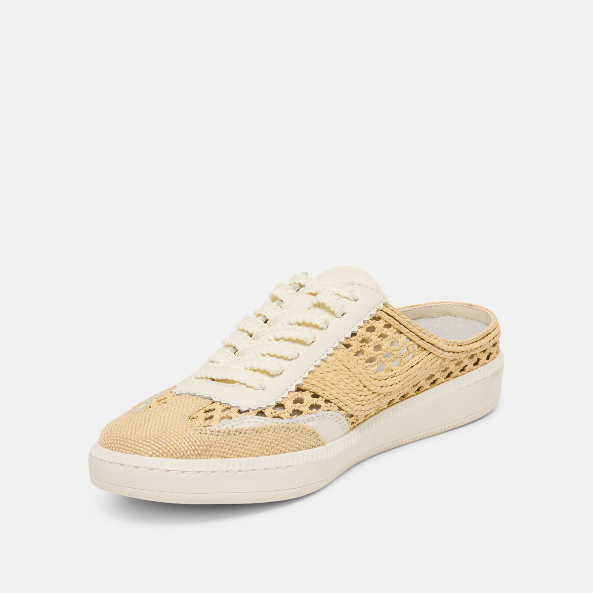 Dolce Vita SHOES | NOTICE SLIDE WOVEN SNEAKERS LT NATURAL WOVEN RAFFIA
 – Dolce Vita