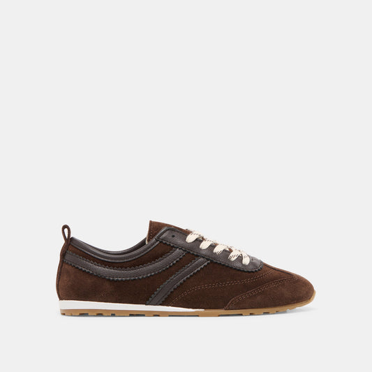 Dolce Vita SHOES | Viper Dk Brown Suede Sneakers