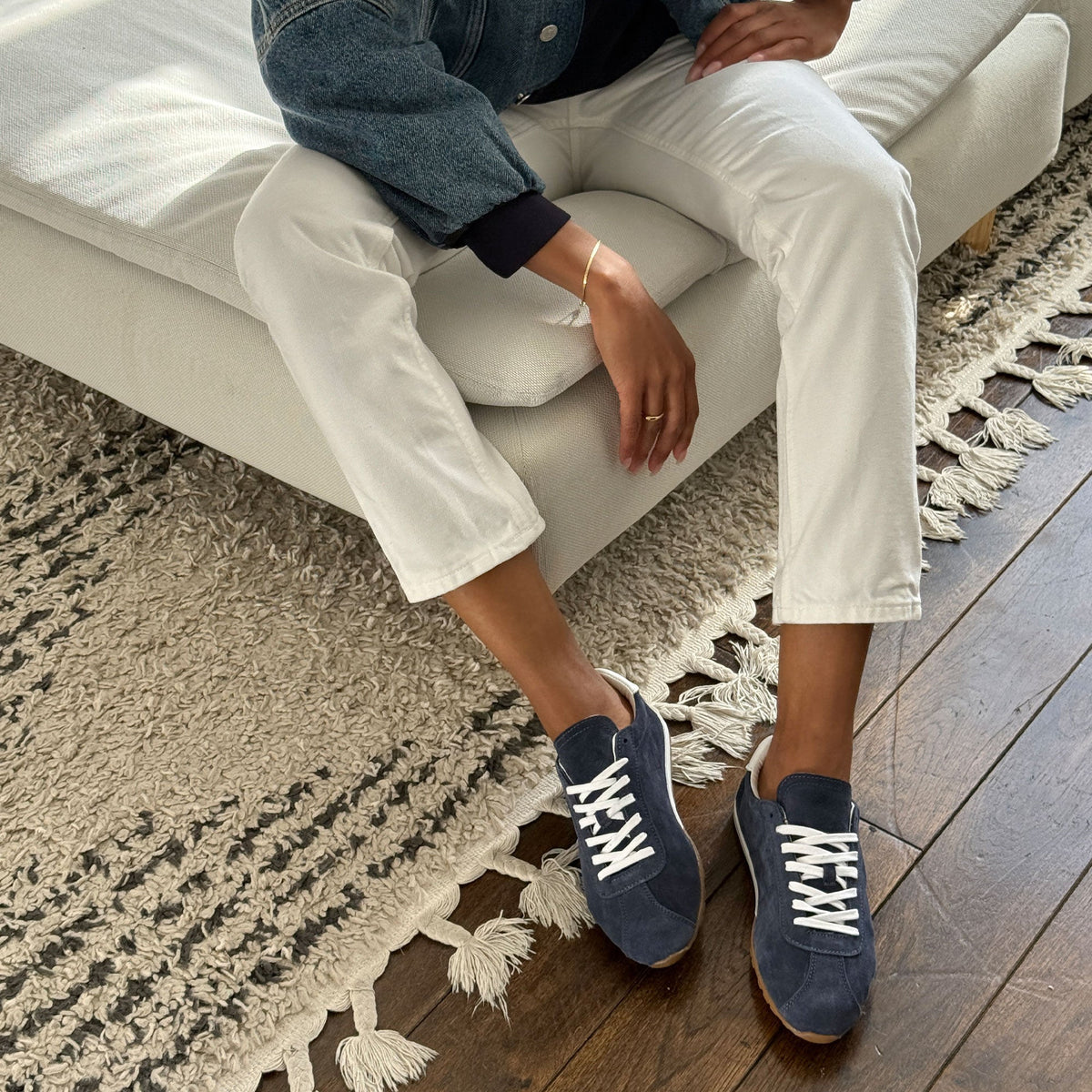 Dolce Vita SHOES | Serina Navy Suede Sneakers