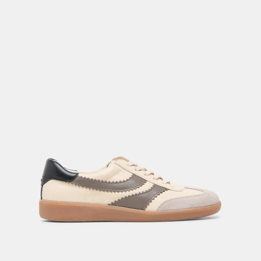 Dolce Vita SHOES | Merit White Grey Leather Sneakers