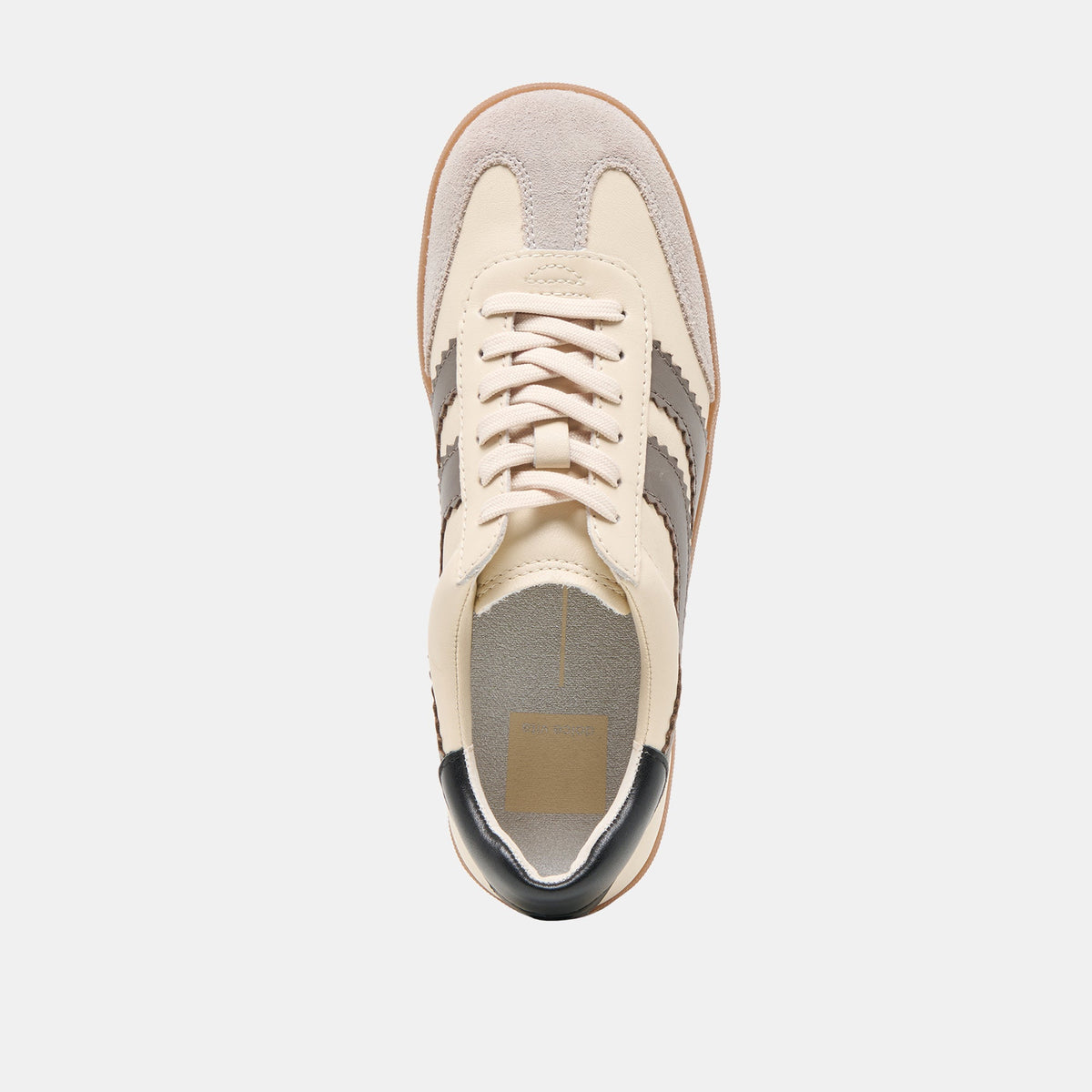 Dolce Vita SHOES | Merit White Grey Leather Sneakers