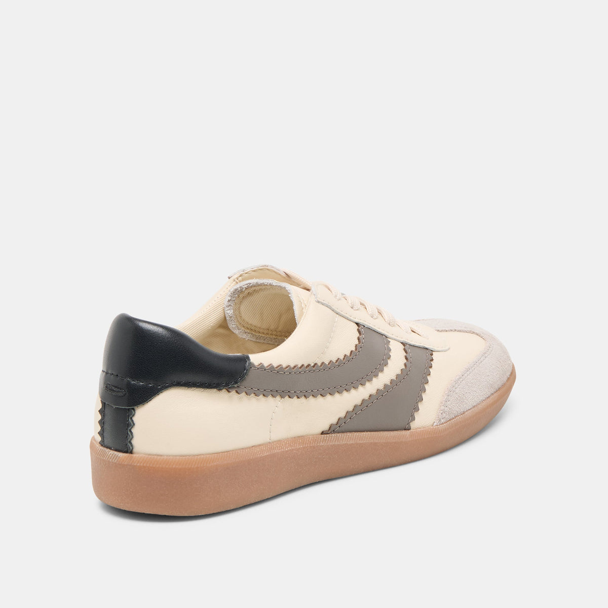 Dolce Vita SHOES | Merit White Grey Leather Sneakers