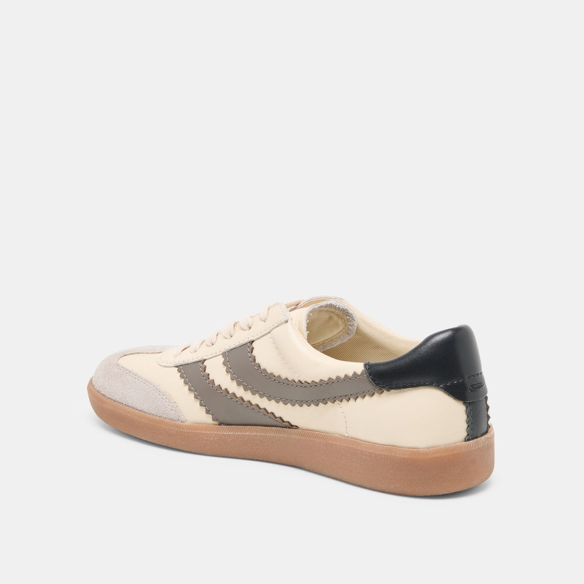 Dolce Vita SHOES | Merit White Grey Leather Sneakers