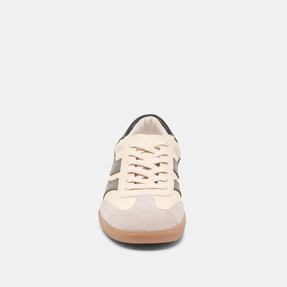 Dolce Vita SHOES | Merit White Grey Leather Sneakers