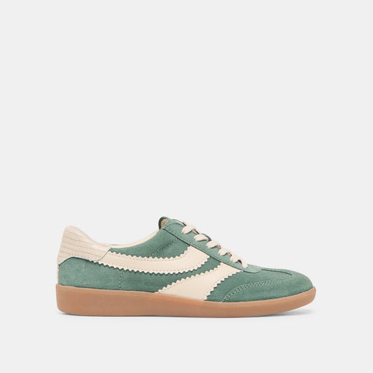 Dolce Vita SHOES | Merit Dk Green Suede Sneakers