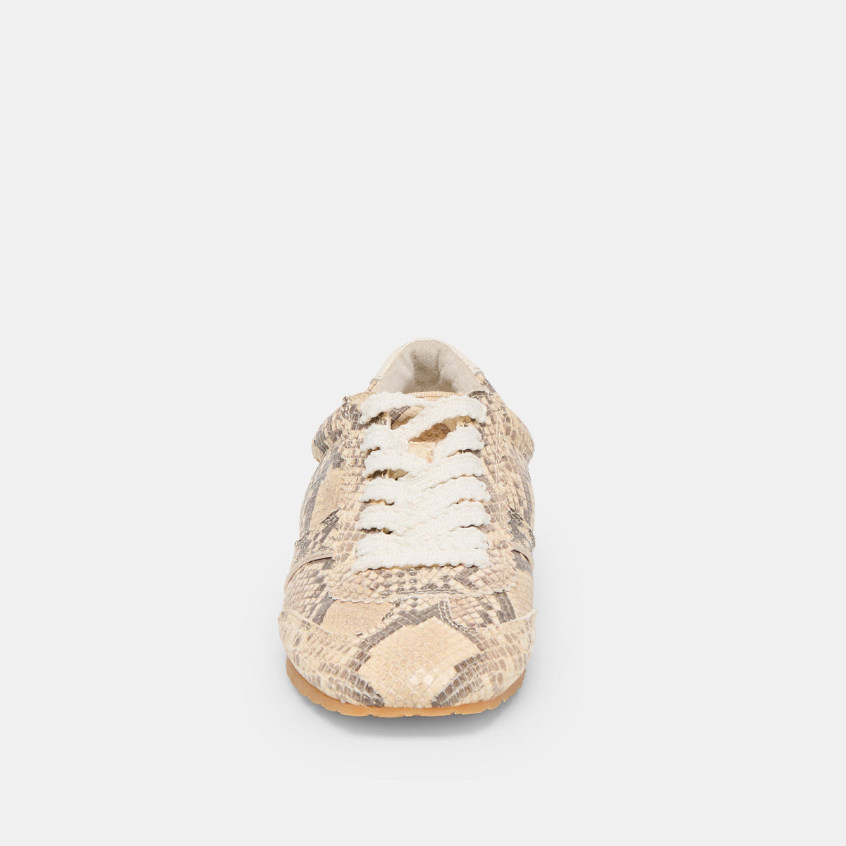 Dolce Vita SHOES | Dorie Natural Snake Embossed Leather Sneakers
