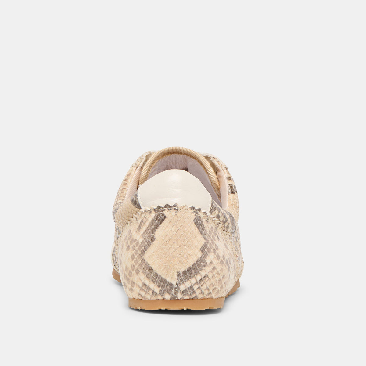 Dolce Vita SHOES | Dorie Natural Snake Embossed Leather Sneakers
