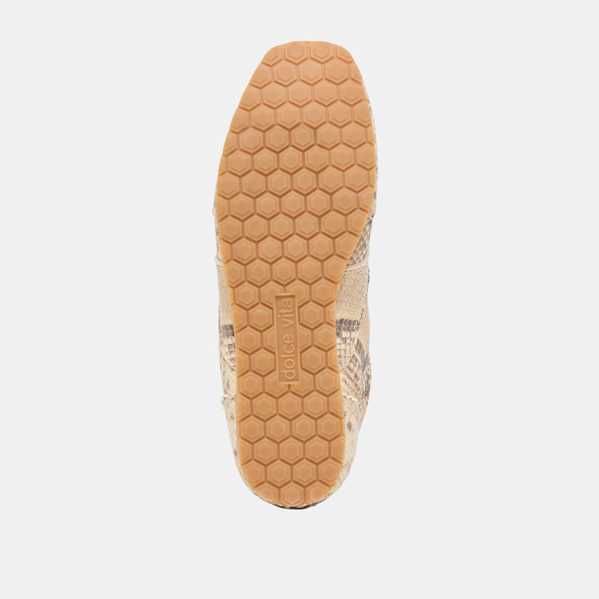 Dolce Vita SHOES | Dorie Natural Snake Embossed Leather Sneakers