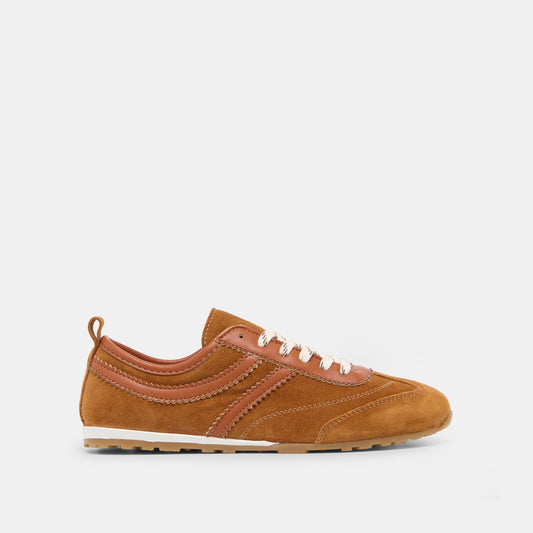 Dolce Vita SHOES | Viper Cognac Suede Sneakers