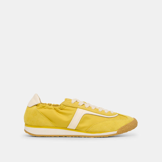 Dolce Vita SHOES | Sariya Yellow Nylon Sneakers