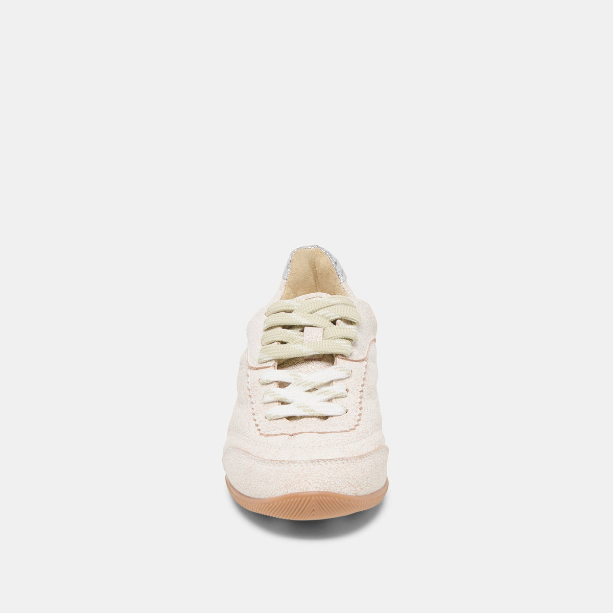 Dolce Vita SHOES | Laini Off White Crackled Leather Sneakers