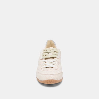 Dolce Vita SHOES | Laini Off White Crackled Leather Sneakers