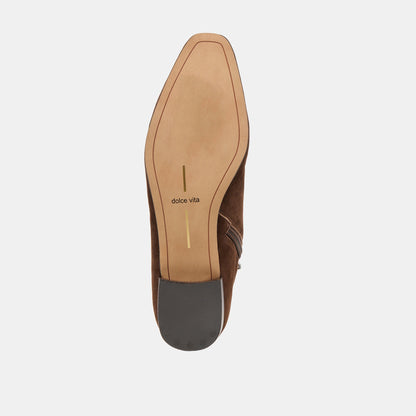 Dolce Vita SHOES | Tarine Dk Brown Nubuck Booties