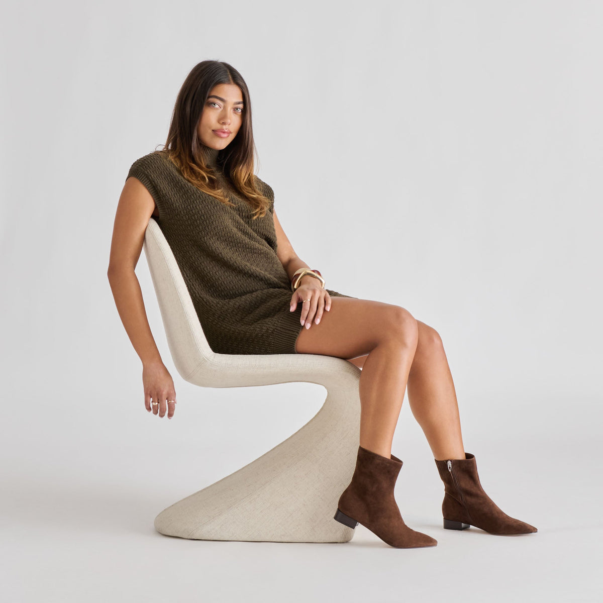 Dolce Vita SHOES | Tarine Dk Brown Nubuck Booties