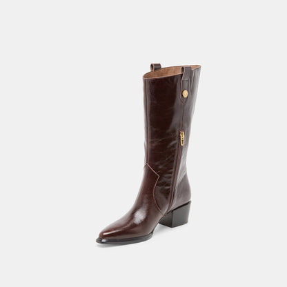 Dolce Vita SHOES | Vern Chocolate Leather Boots