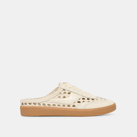 Dolce Vita SHOES | Notice Slide Woven Off White Woven Stella Sneakers