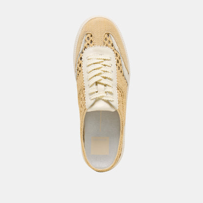 Dolce Vita SHOES | NOTICE SLIDE WOVEN SNEAKERS LT NATURAL WOVEN RAFFIA
 – Dolce Vita