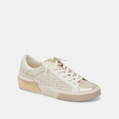 Dolce Vita SHOES | ZINA SNEAKERS BONE GOLD WOVEN
 – Dolce Vita