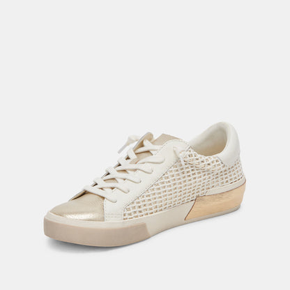 Dolce Vita SHOES | ZINA SNEAKERS BONE GOLD WOVEN
 – Dolce Vita