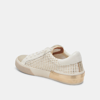 Dolce Vita SHOES | ZINA SNEAKERS BONE GOLD WOVEN
 – Dolce Vita