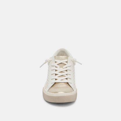 Dolce Vita SHOES | ZINA SNEAKERS BONE GOLD WOVEN
 – Dolce Vita