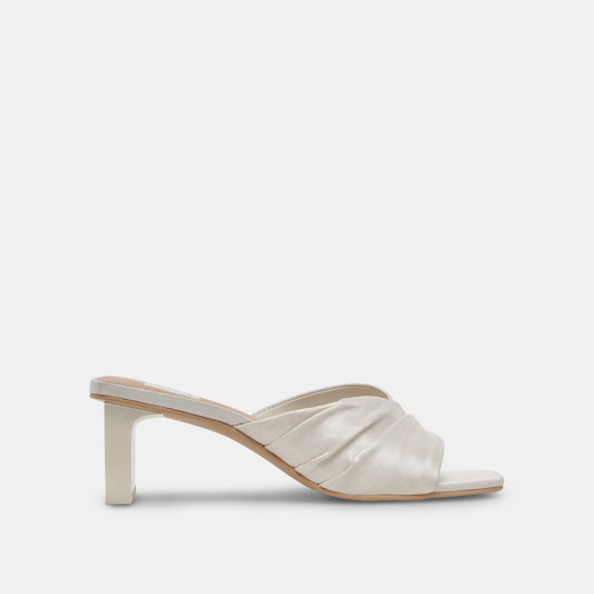Dolce Vita SHOES | CARLAN HEELS OFF WHITE SILK
 – Dolce Vita