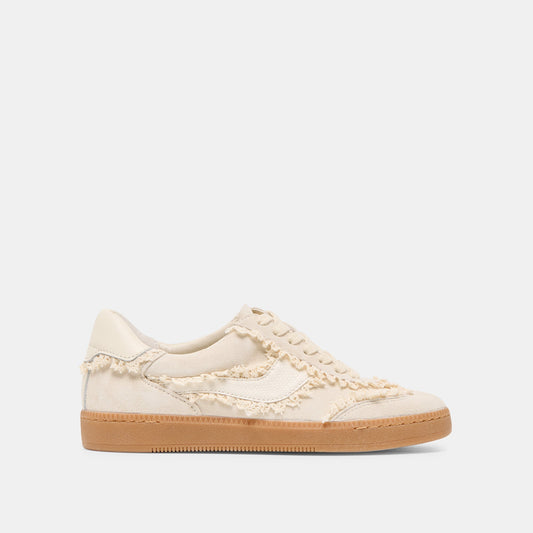 Dolce Vita SHOES | Notice Lace Ivory Suede Sneakers