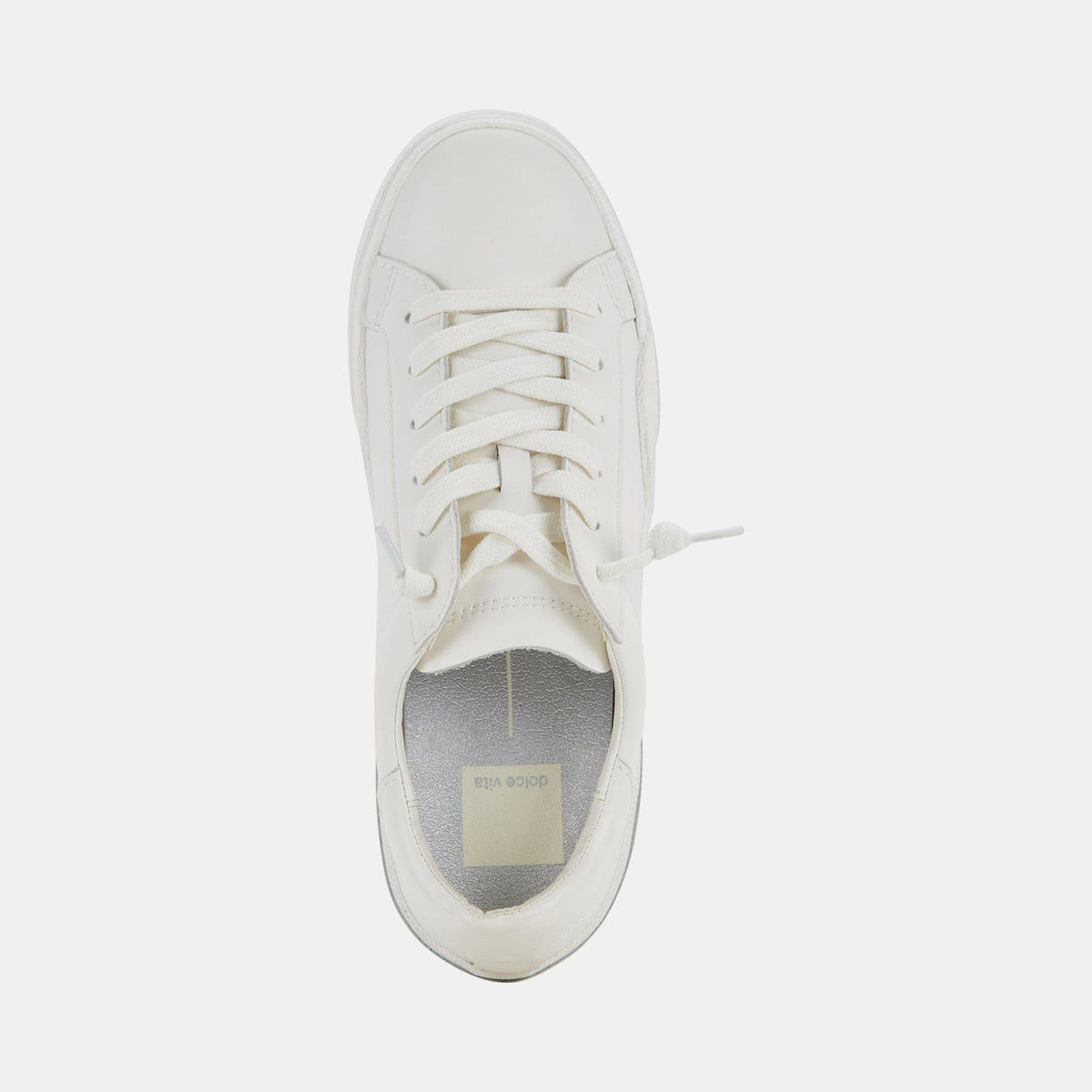 Dolce Vita SHOES | Zina 306 Sneakers White Recycled Leather | White Leather Sneakers
 – Dolce Vita