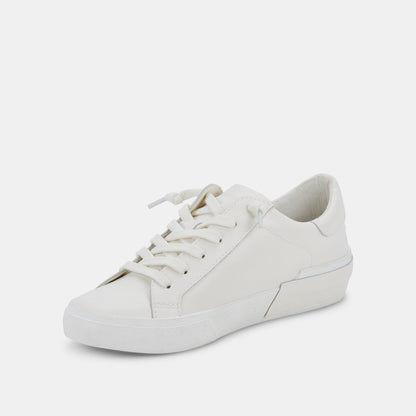 Dolce Vita SHOES | Zina 306 Sneakers White Recycled Leather | White Leather Sneakers
 – Dolce Vita