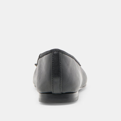Dolce Vita SHOES | Ritla Black Leather Ballet Flats