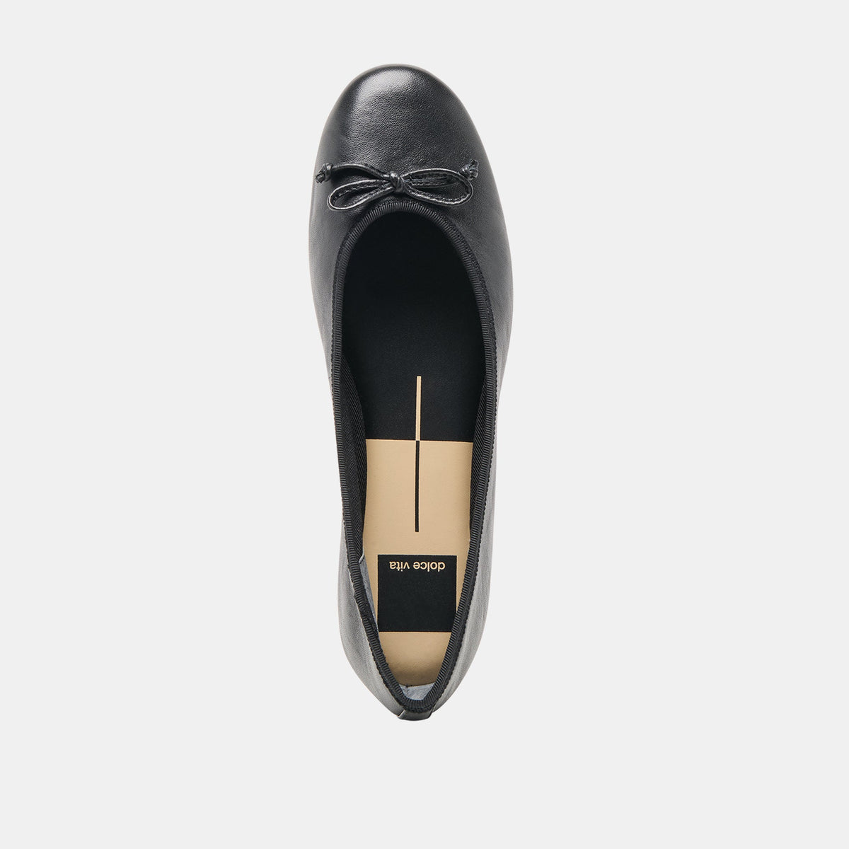 Dolce Vita SHOES | Ritla Black Leather Ballet Flats