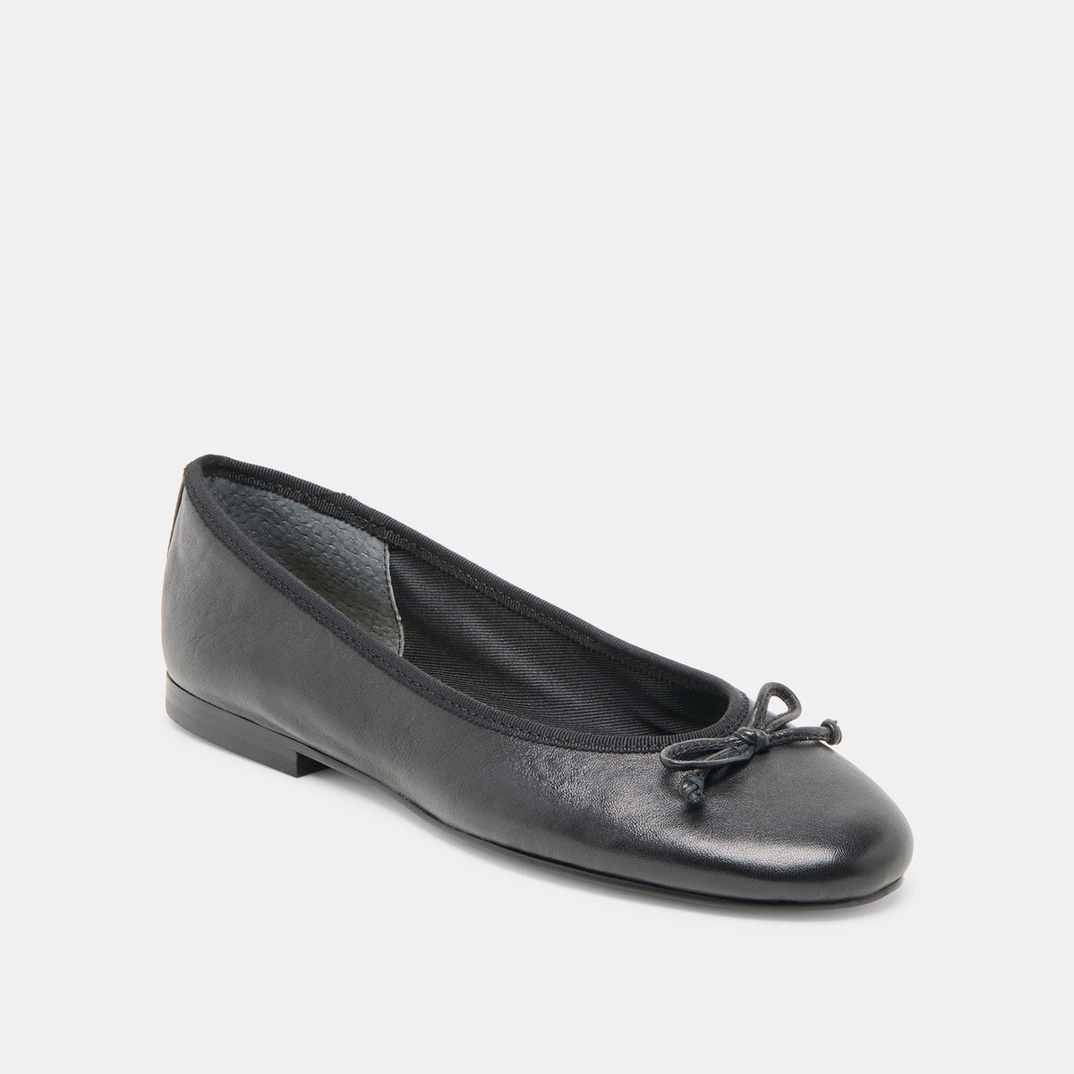 Dolce Vita SHOES | Ritla Black Leather Ballet Flats
