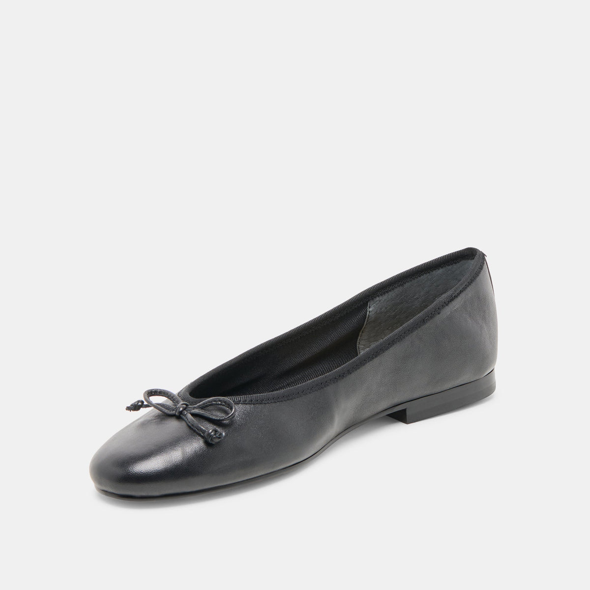 Dolce Vita SHOES | Ritla Black Leather Ballet Flats