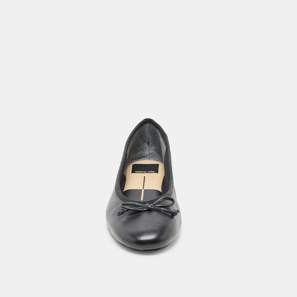 Dolce Vita SHOES | Ritla Black Leather Ballet Flats