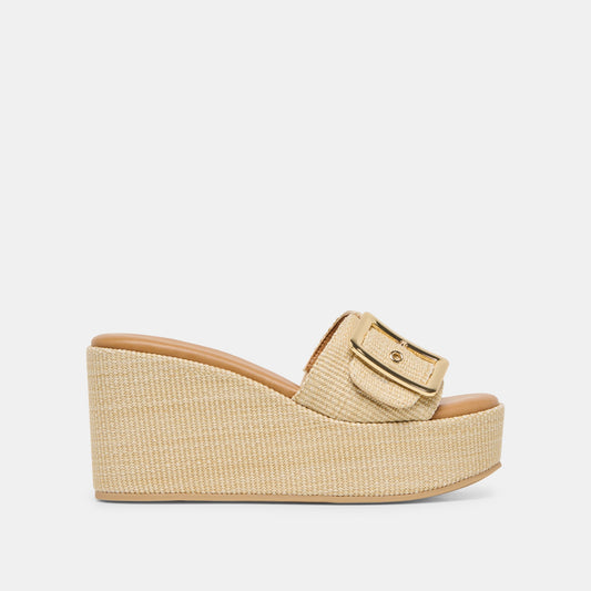 Dolce Vita SHOES | Jilian Lt Natural Raffia Wedges