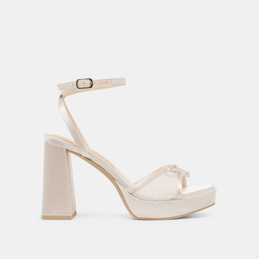 Dolce Vita SHOES | Pandor White Tulle Heels