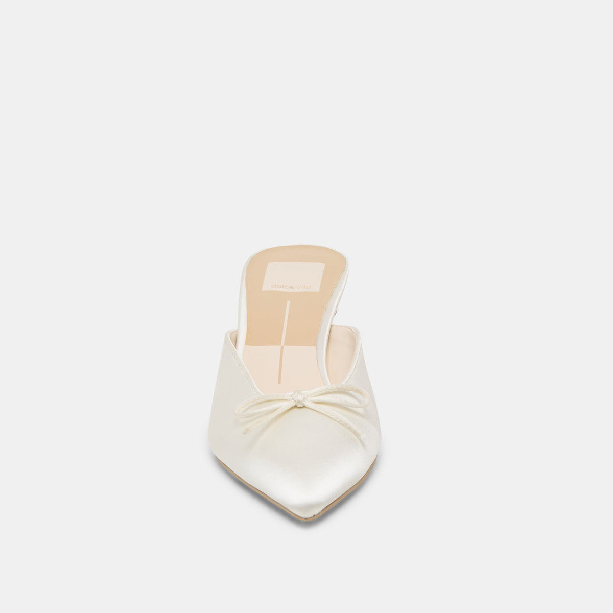 Dolce Vita SHOES | Cleo Off White Satin Heels