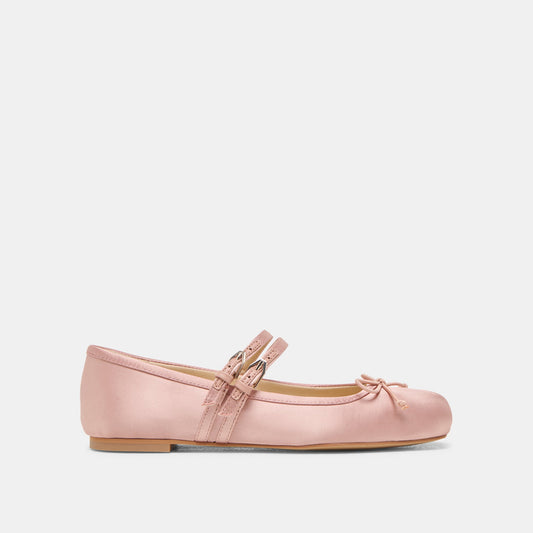 Dolce Vita SHOES | Gibsen Blush Satin Ballet Flats