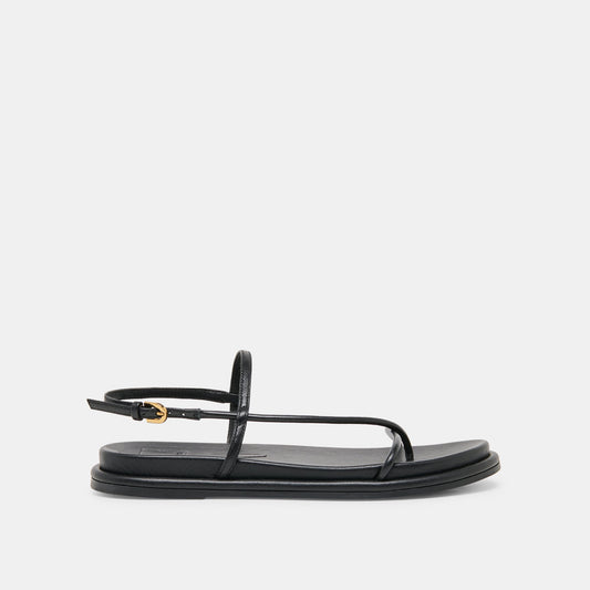 Dolce Vita SHOES | Dom Black Leather Sandals