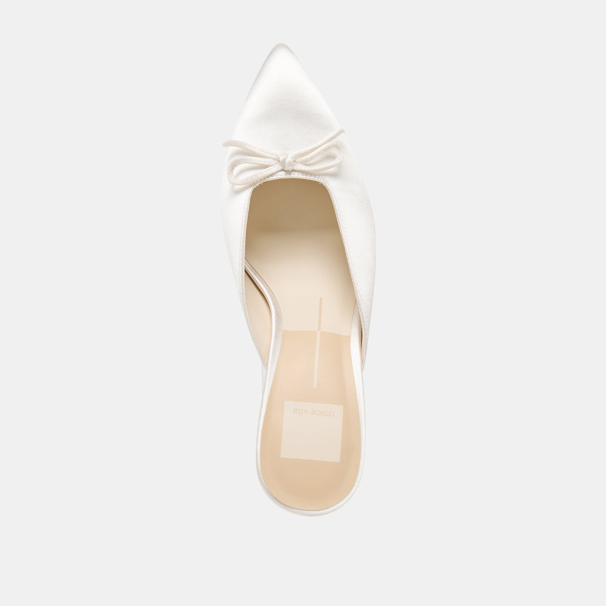 Dolce Vita SHOES | Cleo High Off White Satin Heels
