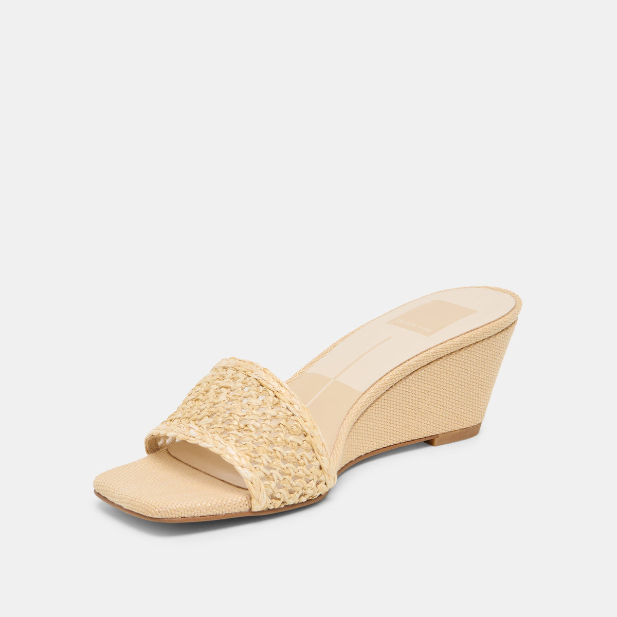 Dolce Vita SHOES | Qaily Lt Natural Raffia Wedges