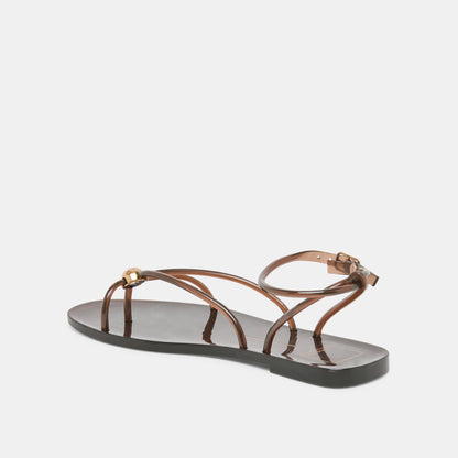 Dolce Vita SHOES | Kenley Vinyl Chocolate Jelly Sandals