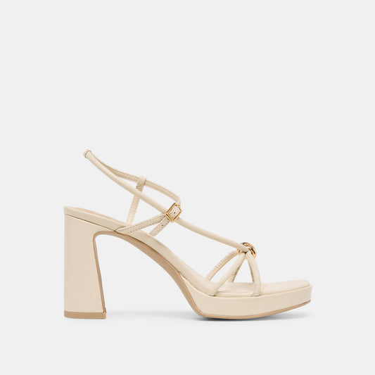Dolce Vita SHOES | Odete Creme Leather Heels