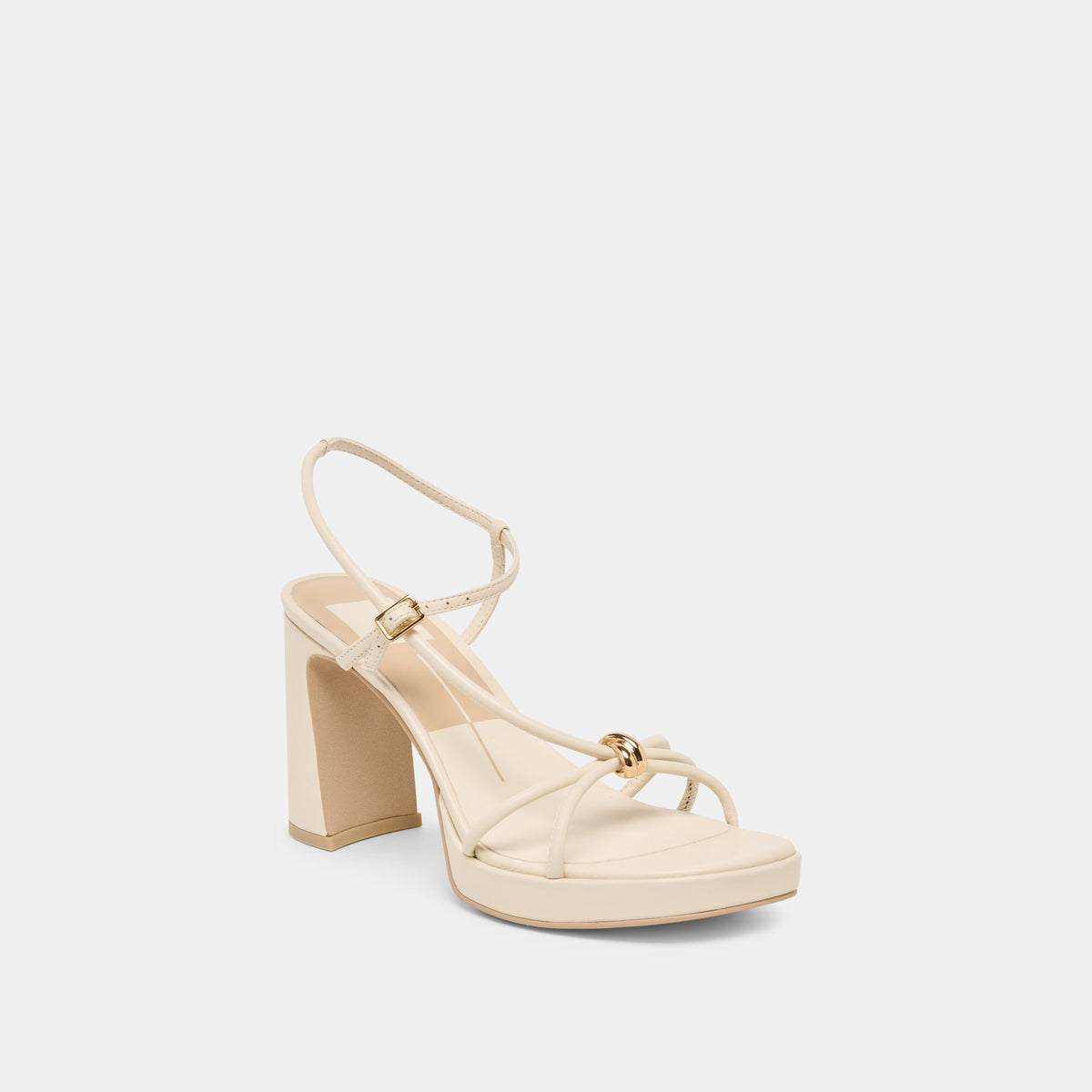 Dolce Vita SHOES | Odete Creme Leather Heels