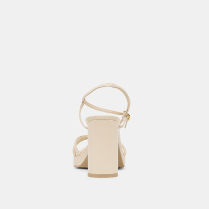Dolce Vita SHOES | Odete Creme Leather Heels
