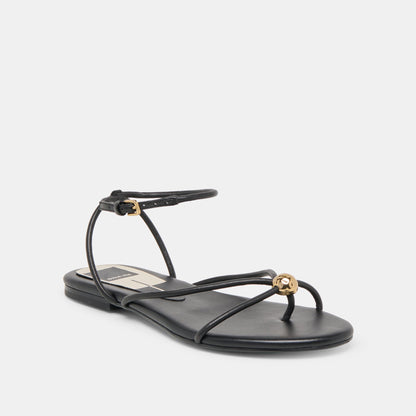 Dolce Vita SHOES | Kenley Black Leather Sandals